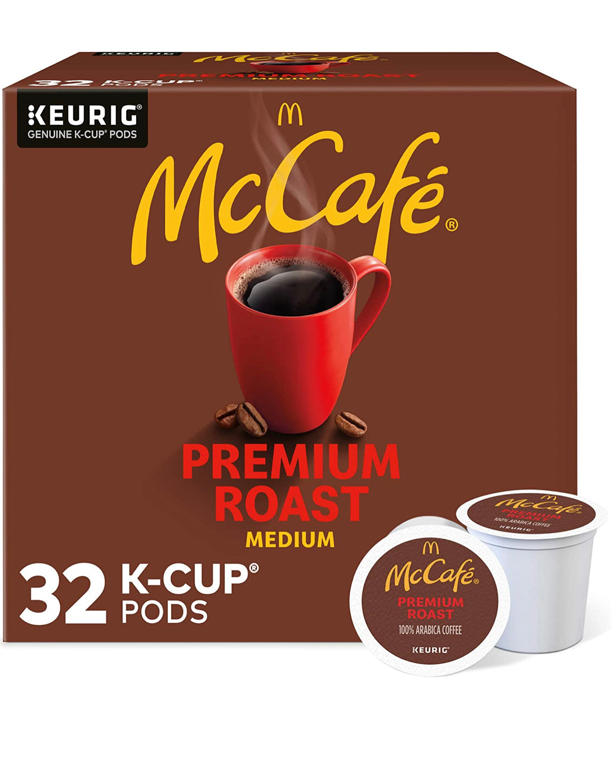 McCafe Premium Medium Roast K-Cup Coffee Pods (32 Pods)