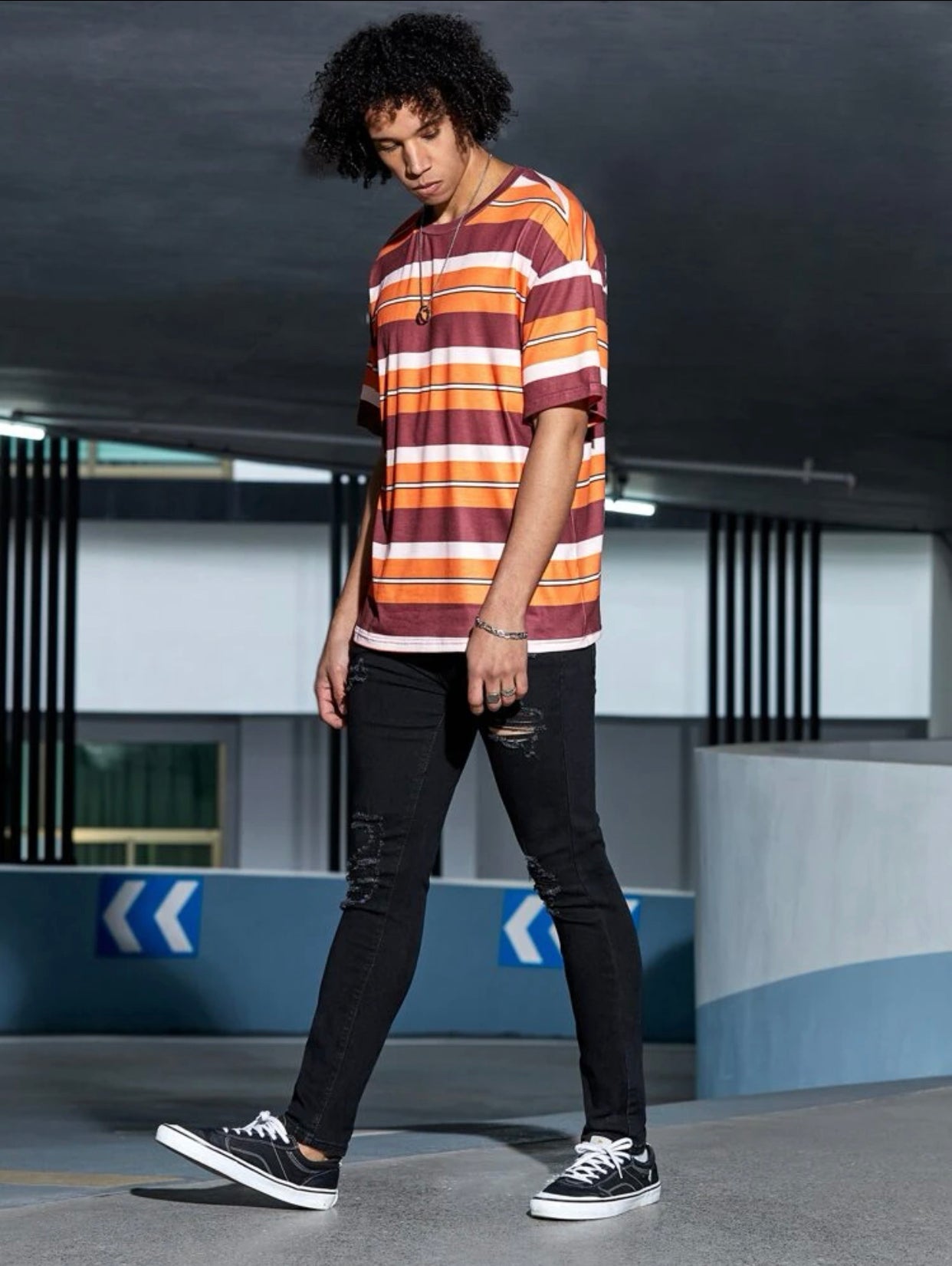 Men’s ripped skinny jeans