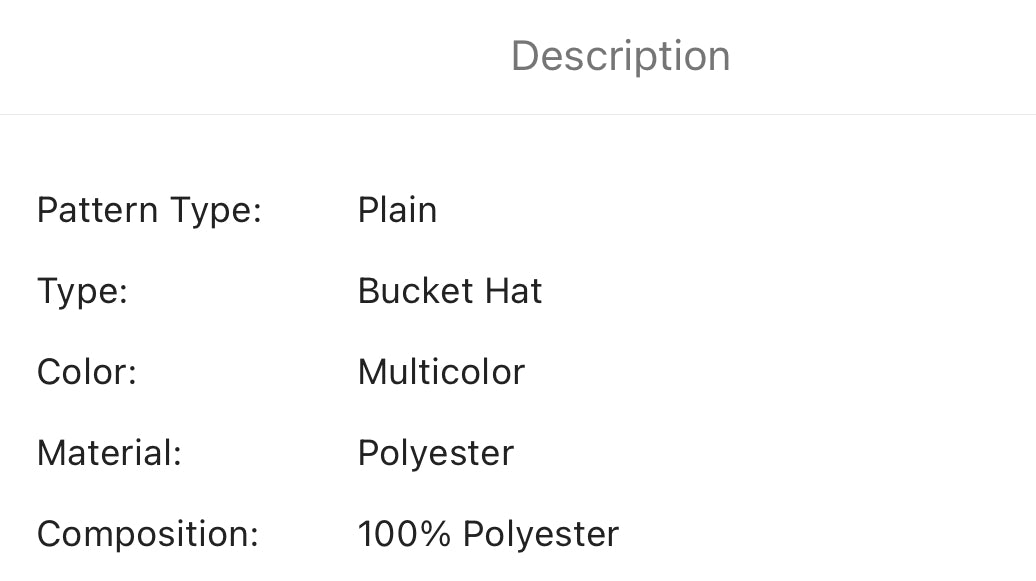 Set of two plus colored bucket hats - Christina’s unique boutique LLC