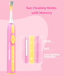 Kids Electric Toothbrushes (Pink-Butterfly)