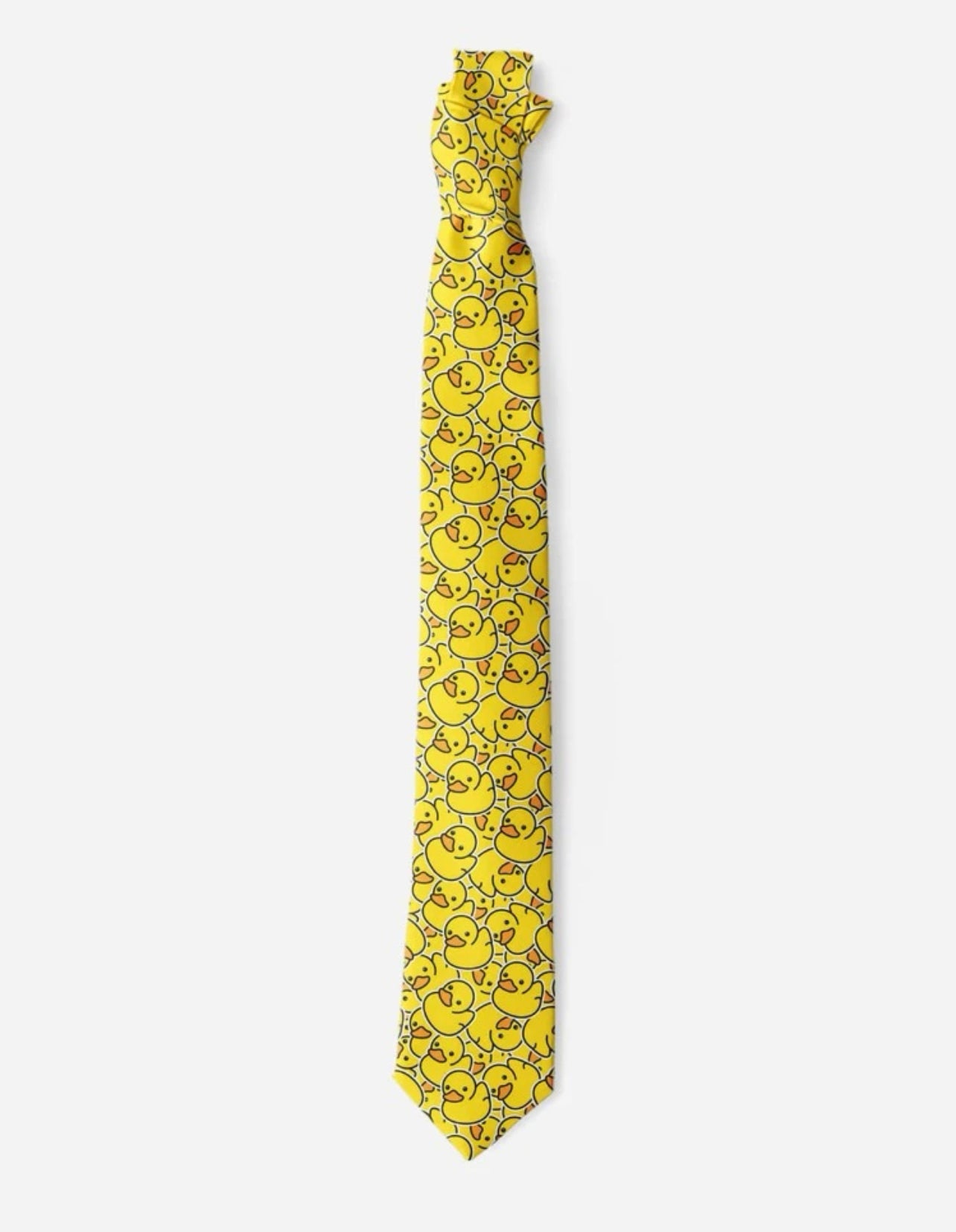 Men Duck Print Tie