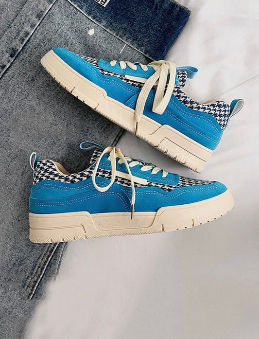 Men Lace-up Front Skate Shoes