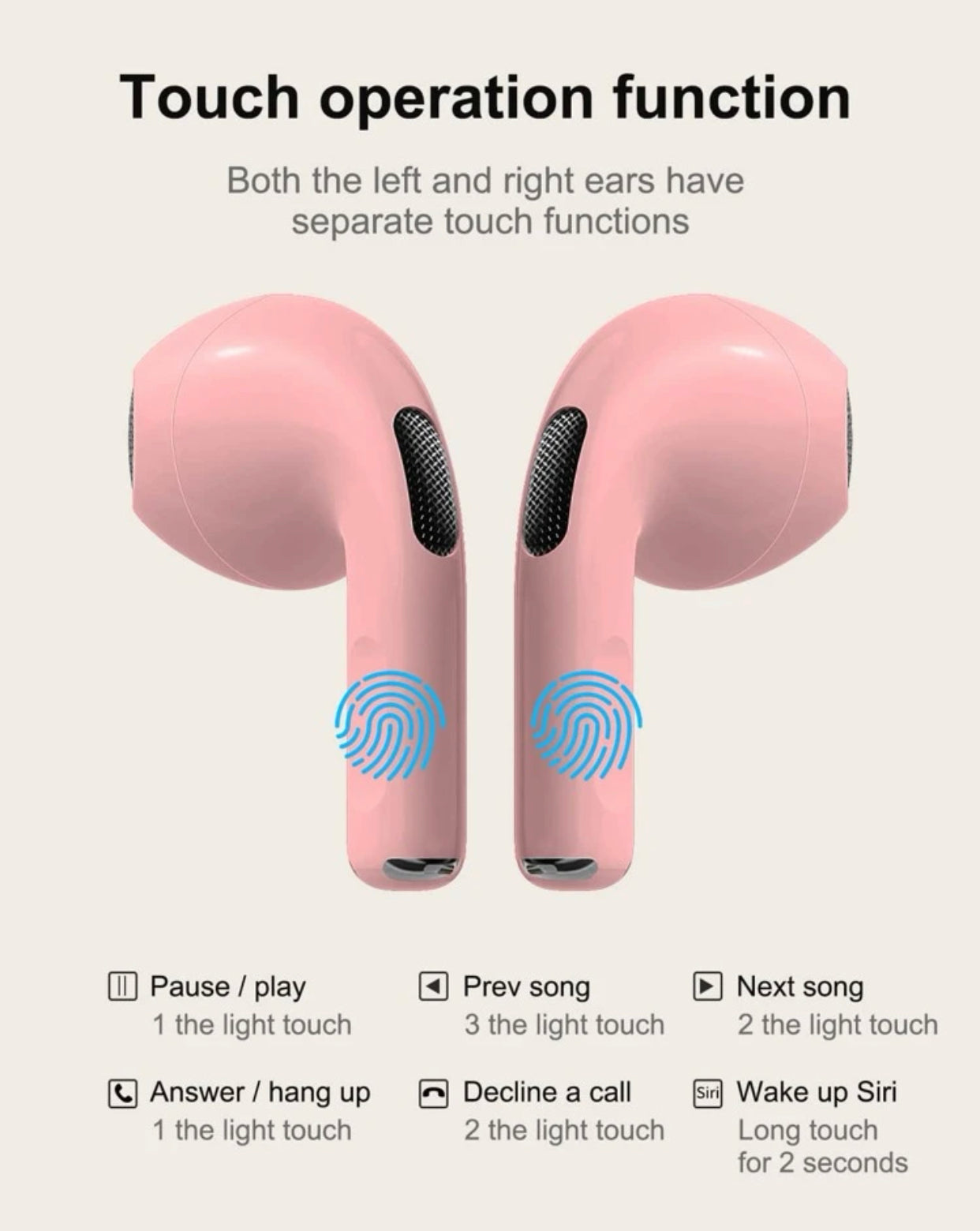 Wireless earphone compatible with Bluetooth