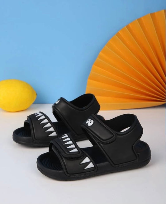 Toddler boys cartoon design strap sandal
