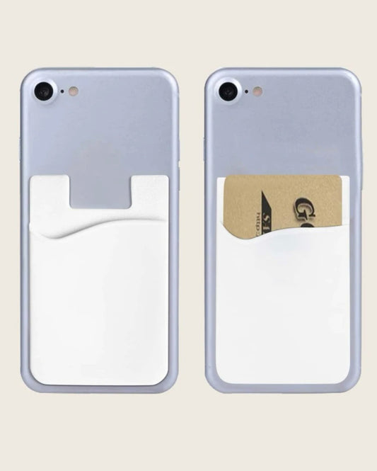 Minimalist adhesive card holder