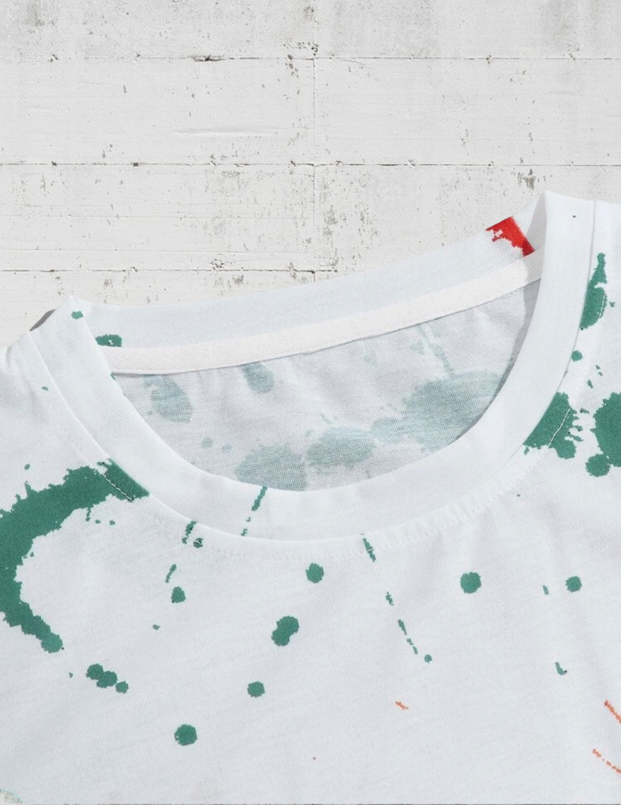 Men’s paint splash tee & shorts set - Christina’s unique boutique LLC