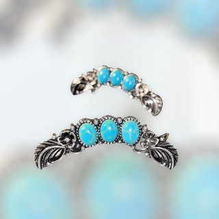 Bohemian style exaggerated large Turquoise retro Earrings