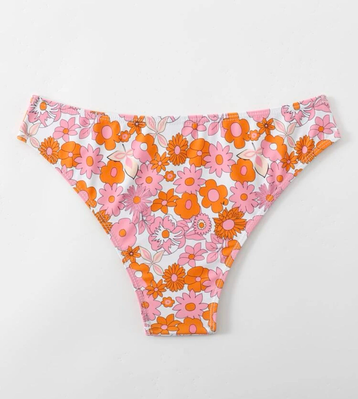 Random floral print bikini bottom