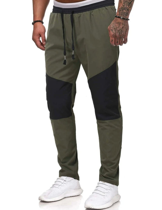 Men’s color block drawstring pants - Christina’s unique boutique LLC