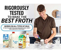 Zulay Original Milk Frother Handheld Foam Maker for Lattes