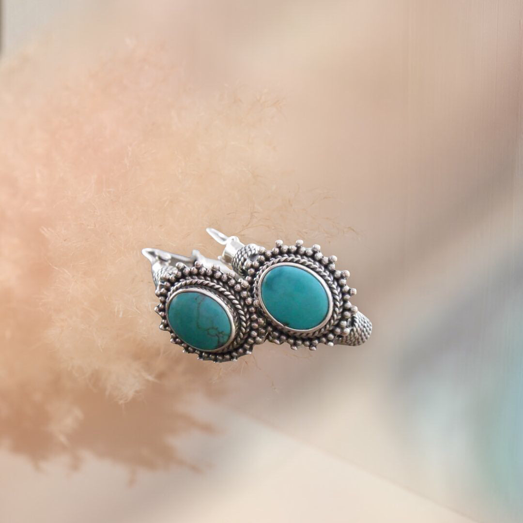 Southwestern inspired Turquoise Boho Earrings