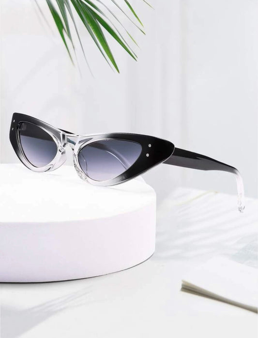Tinted Lens Cat Eye Fashion Glasses