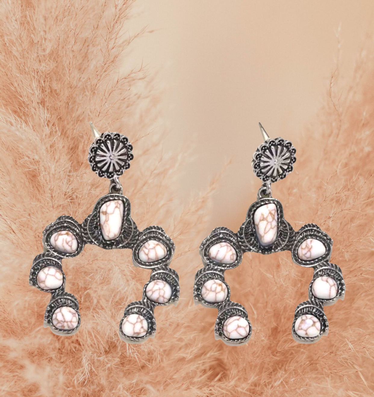 Stunning southwestern inspired drop earrings