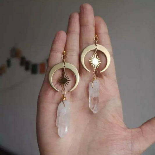 Magical Clear Stone Point Women’s earrings