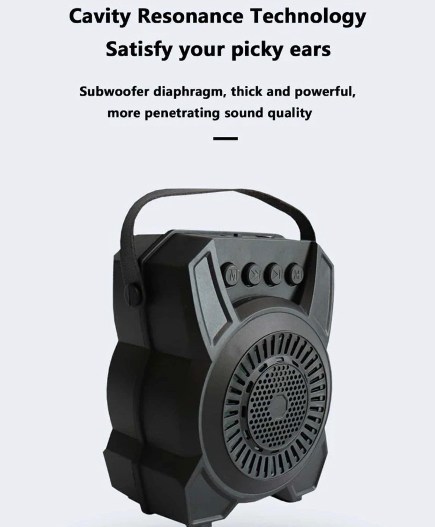 LED light wireless speaker compatible with Bluetooth