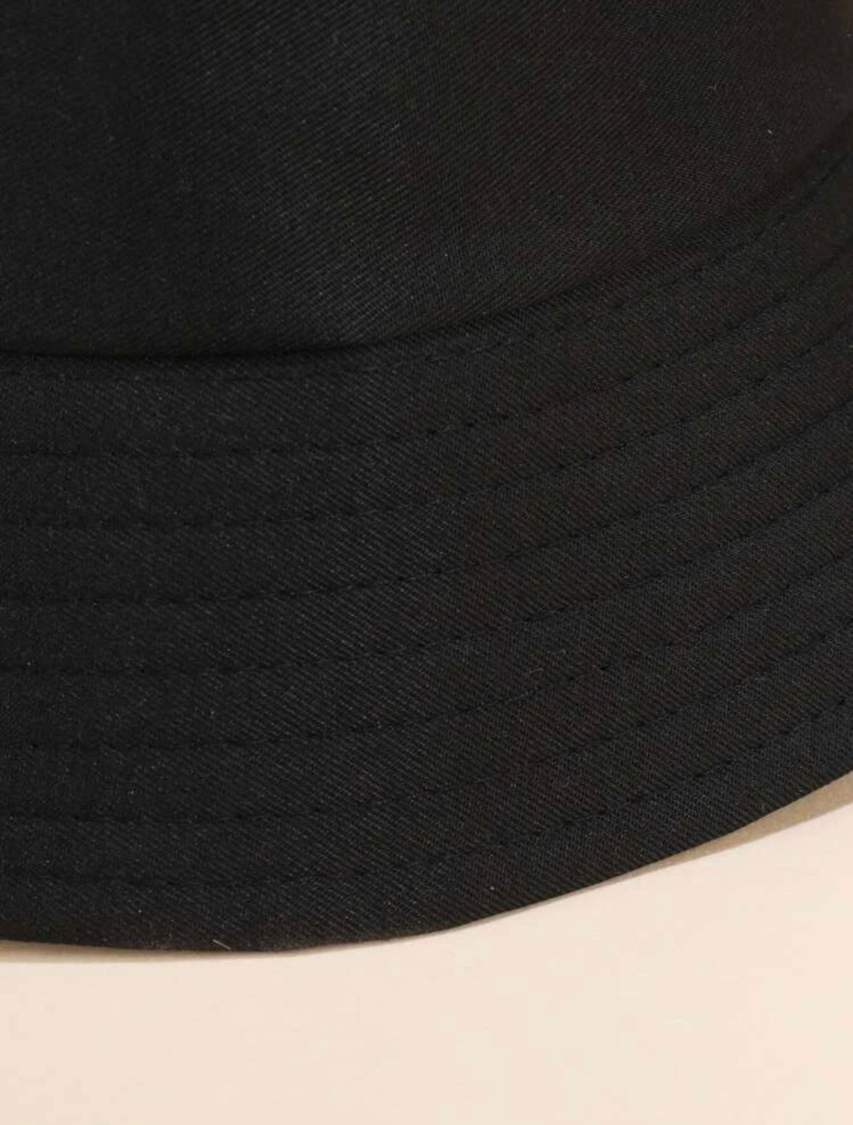 Unisex solid bucket hat