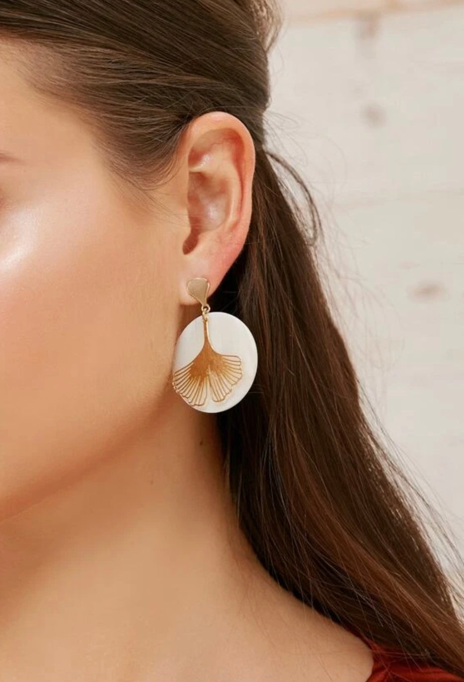 Floral decor dangle earrings - Christina’s unique boutique LLC