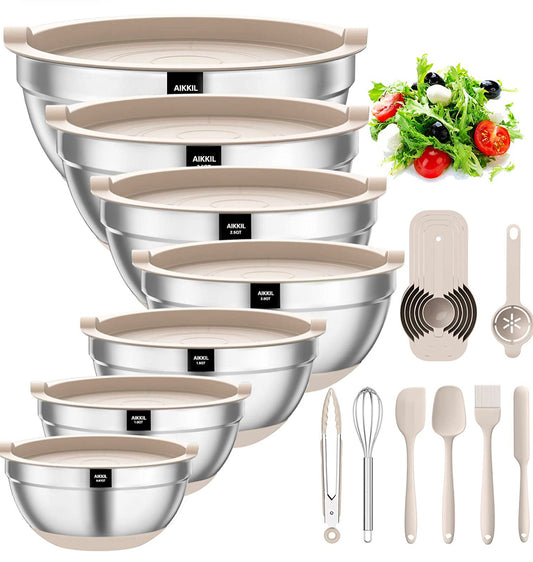 Mixing Bowls with Airtight Lids