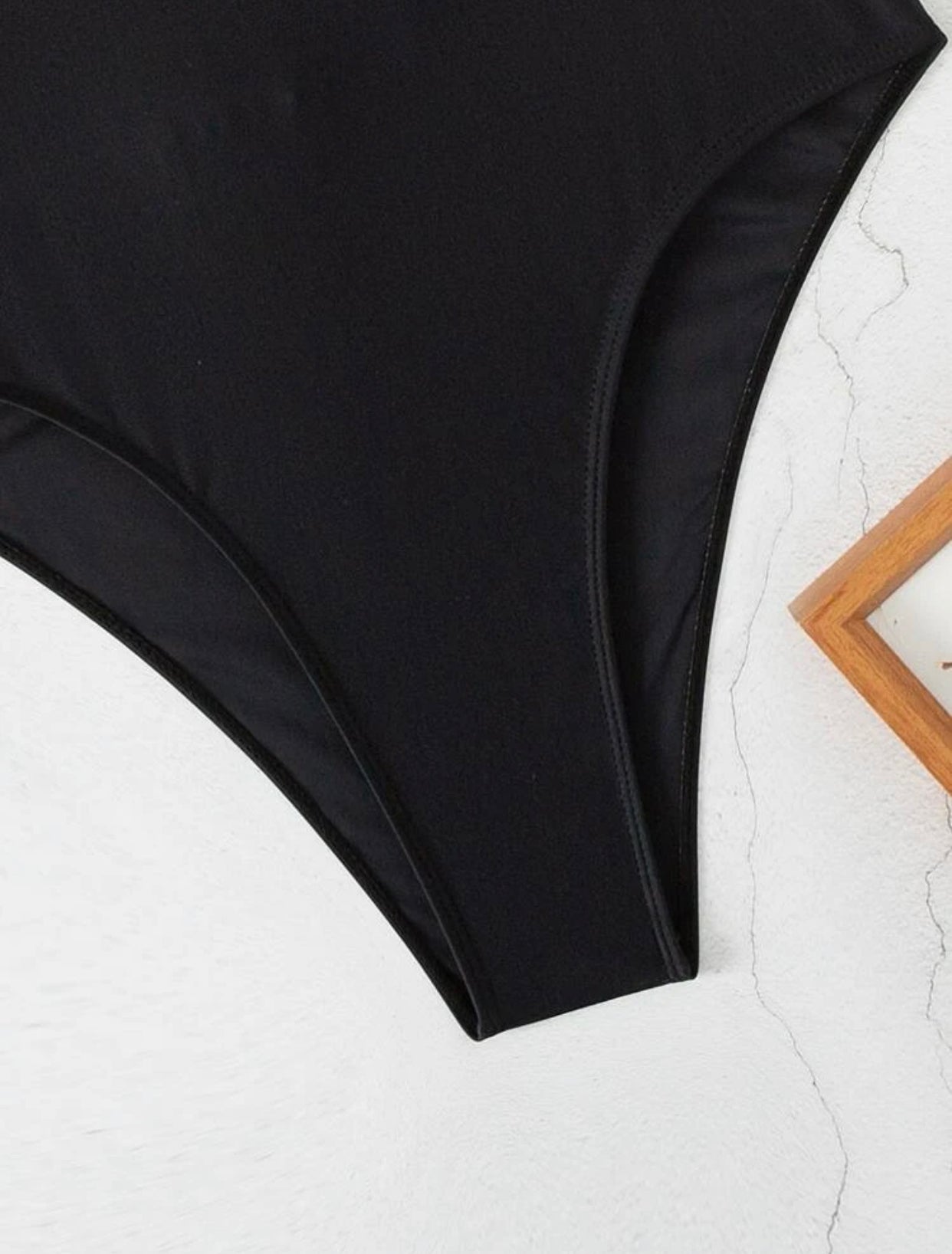 Criss cross push up one piece swimsuit