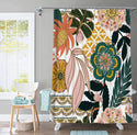 Boho Floral Shower Curtain