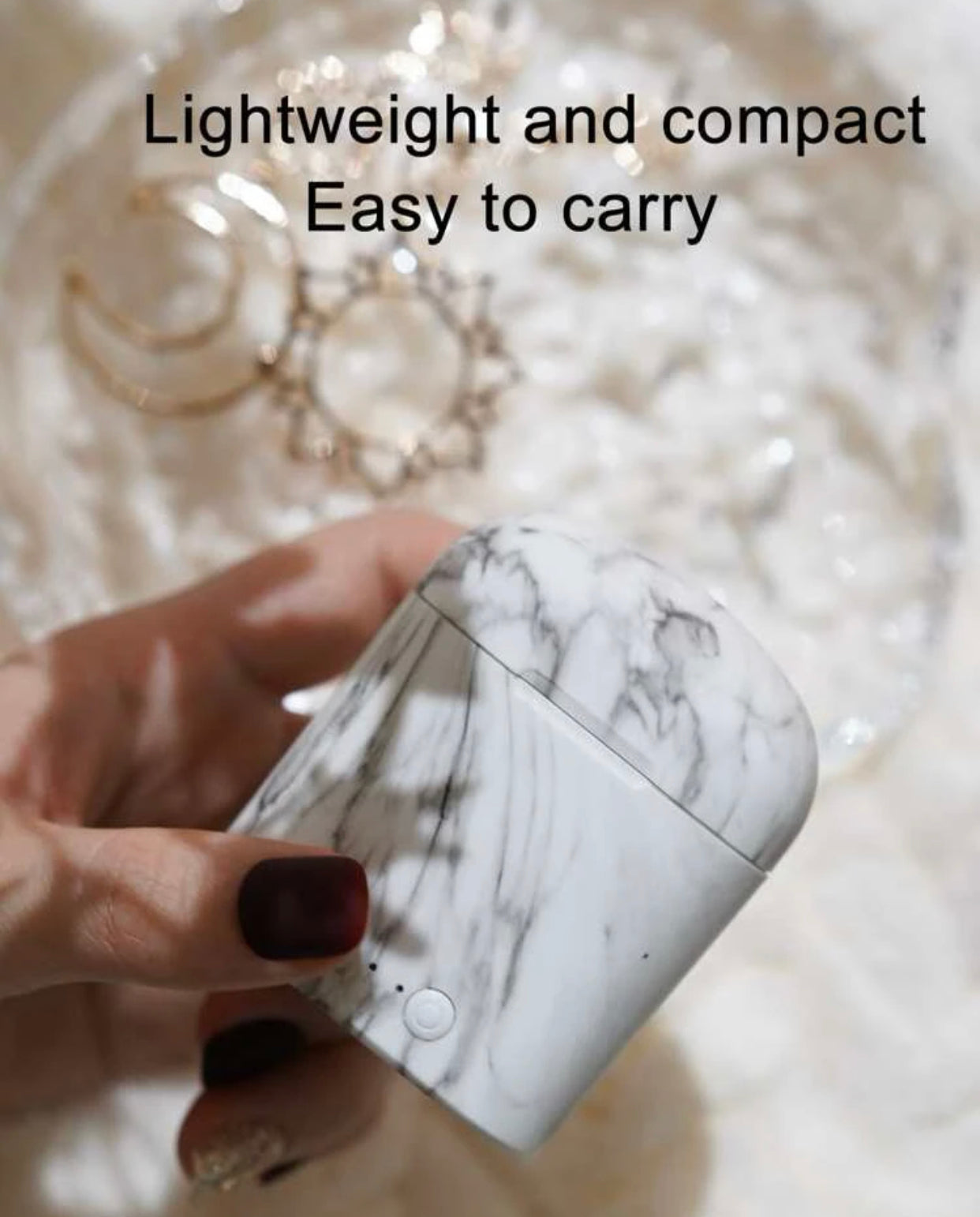 Marble print wireless headset compatible with Bluetooth