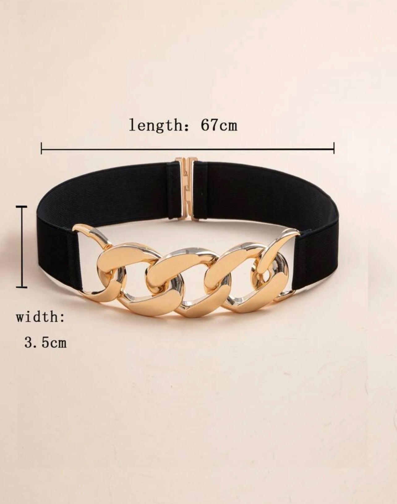 Metal Chain Decor Belt