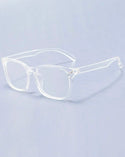Men’s clear acrylic frame glasses