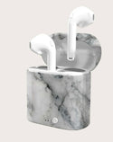 Marble print wireless headset compatible with Bluetooth