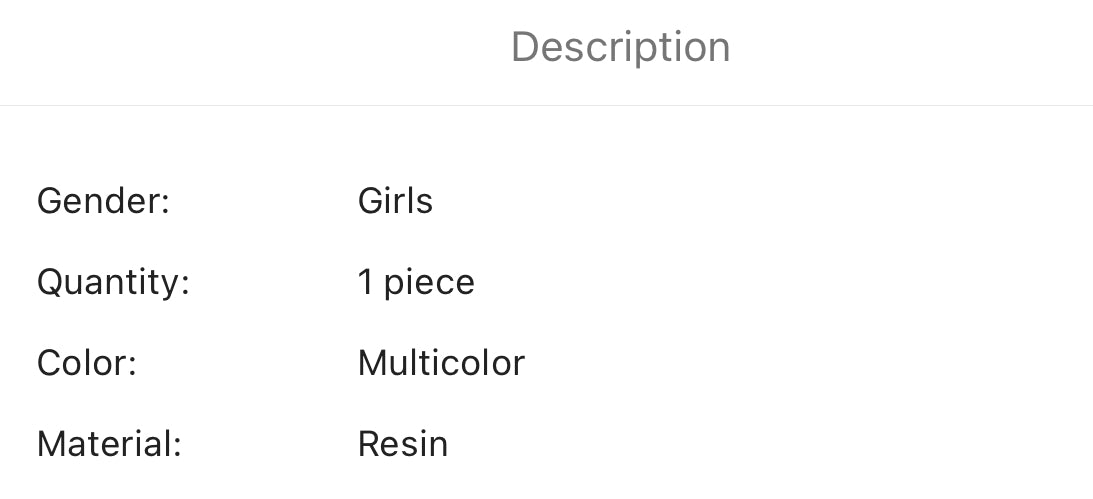 Girls gummy bear charm bracelet